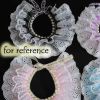 collBlack Beads Princess Retro Style Lace Collars Handmade Cat/Dog Necklace 8.2-11.2