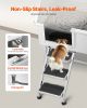 38" Dog Grooming Bath Tub Stainless Steel w/ Stairs Faucet Left Door