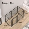 47.2" Dog Crate for Small Medium Large Dogs, Puppy Dog Playpen for Yard Indoor Outdoor Use, Pet Dog Cage Kennel (47.2"L x 23.6"W x 23.6"H)