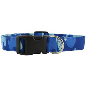 Blue Camo Dog Collar (size: X-Small)