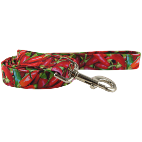 Chili Peppers Dog Leash (size: large)