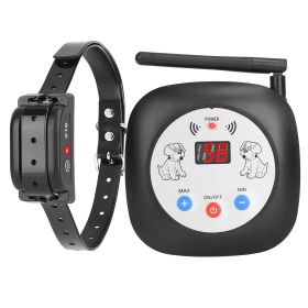gps328FT Electric Wireless Dog Fence System With GPS Location Monitor Collar Receiver (Type: Dog Fence With 1 Collar)