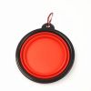 bow2PCS Folding Bowl Outdoor Portable Dog Bowl Drinking Bowl Dog Bowl Cat Bowl Pet accompanying Cup Dog Bowl