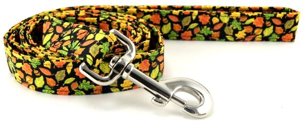 Fall Leaves Dog Leash (size: small)