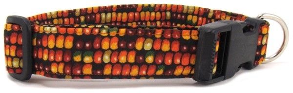 Indian Corn Dog Collar (size: X-Small)