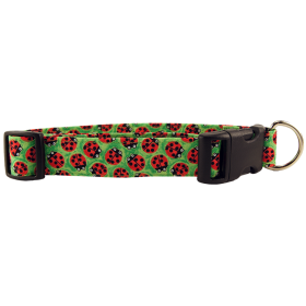 Lady Bugs Dog Collar (size: X-Small)