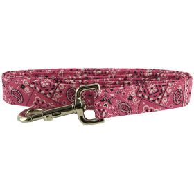 Pink Bandana Dog Leash (size: small)