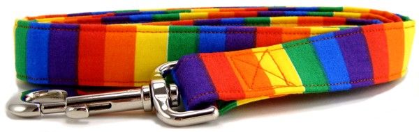 Rainbow Pride Dog Leash (size: X-Small)