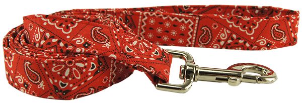 Red Bandana Dog Leash (size: large)