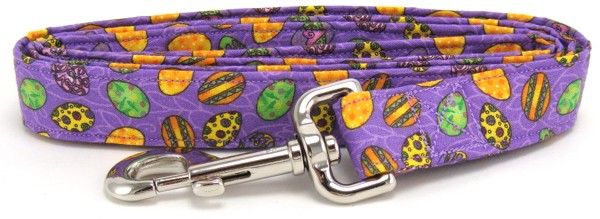 Tossed Easter Eggs Dog Leash (size: large)